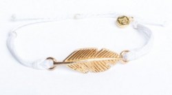 Gold Feather White